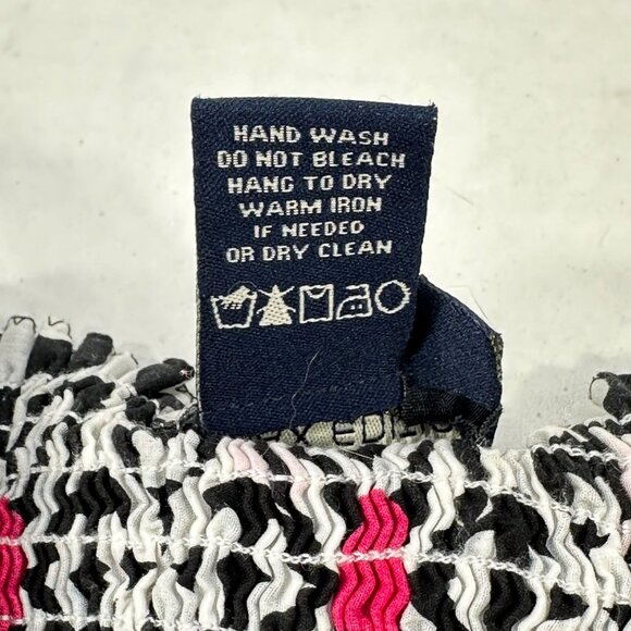 Max Edition Women's Size 2X Skirt Floral White Black Pink Lined Preowned - Picture 4 of 10